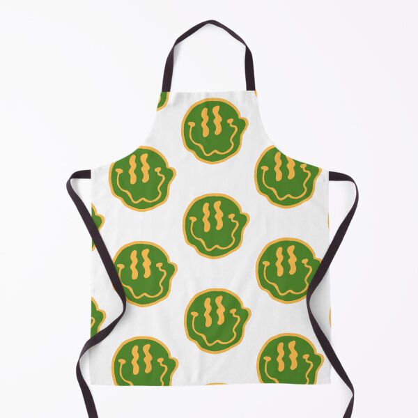 Item preview, green yellow smiley face designed and sold by lunathestudio.