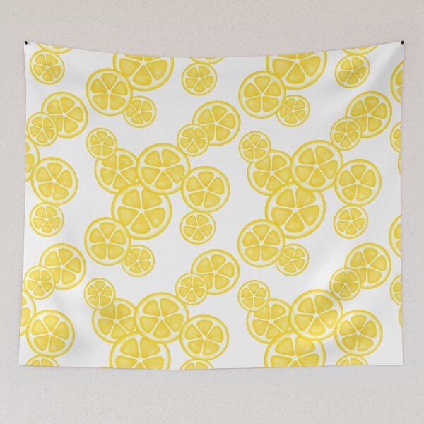 Item preview, Watercolor lemon pattern designed and sold by Fridayscorner.