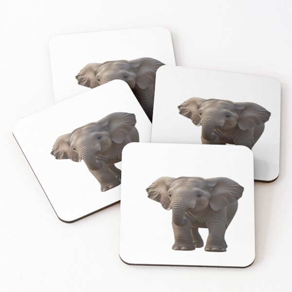 Item preview, "Adorable Baby Elephant: The Gentle Giant in Miniature" designed and sold by merve02shop.