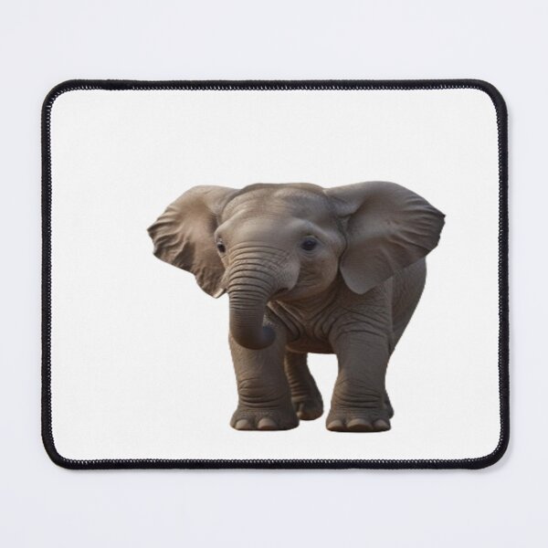 Item preview, "Adorable Baby Elephant: The Gentle Giant in Miniature" designed and sold by merve02shop.