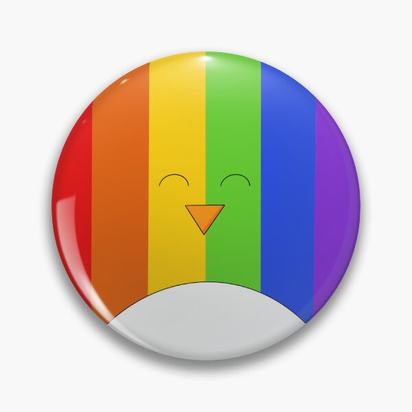 Item preview, Rainbow Pride Penguin designed and sold by ArtbyGrapefruit.