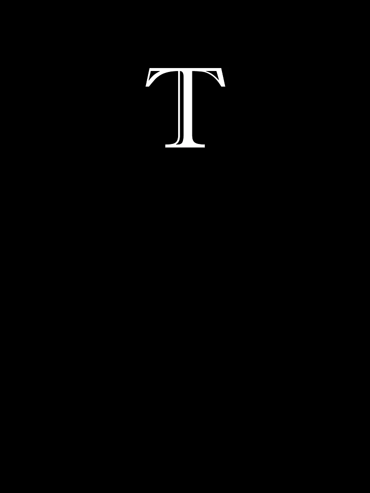 Thumbnail 7 of 7, Oversized T-Shirt, T Monogram designed and sold by ShellSticker.