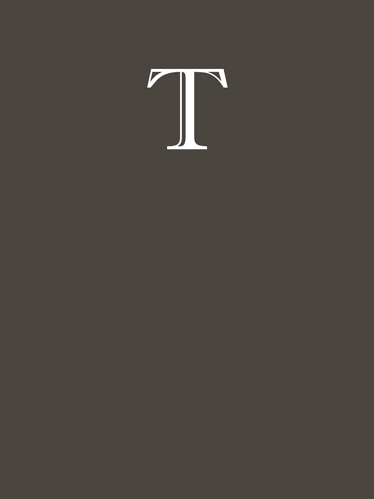 Thumbnail 7 of 7, Classic T-Shirt, T Monogram designed and sold by ShellSticker.