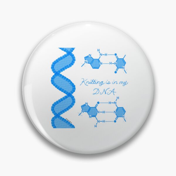 Item preview, Knitting is in my DNA Blue designed and sold by Gingers-Brain.