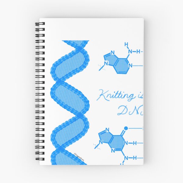 Item preview, Knitting is in my DNA Blue designed and sold by Gingers-Brain.