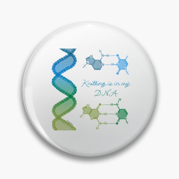 Item preview, Knitting is in my DNA Blue/Green Gradient designed and sold by Gingers-Brain.