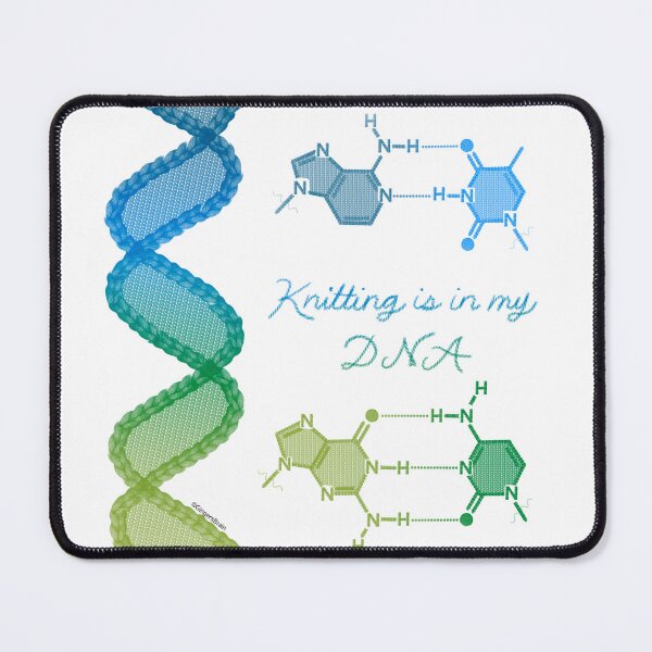 Item preview, Knitting is in my DNA Blue/Green Gradient designed and sold by Gingers-Brain.