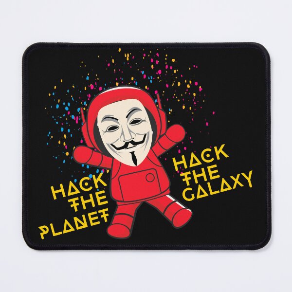 Item preview, Hack the planet, Hack the galaxy, hackers design designed and sold by WuweiDG.