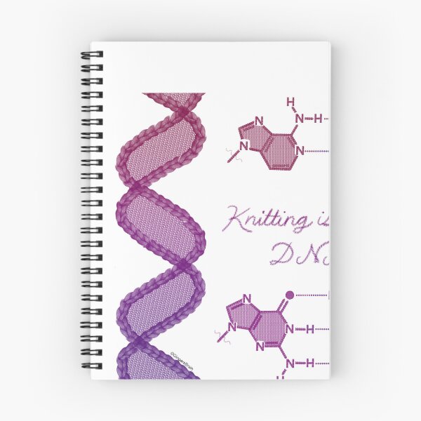 Item preview, Knitting is in my DNA Pink/Purple Gradient designed and sold by Gingers-Brain.