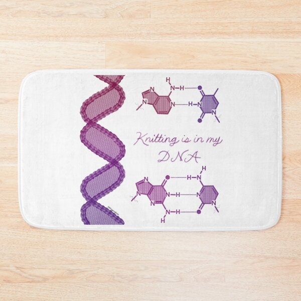 Item preview, Knitting is in my DNA Pink/Purple Gradient designed and sold by Gingers-Brain.