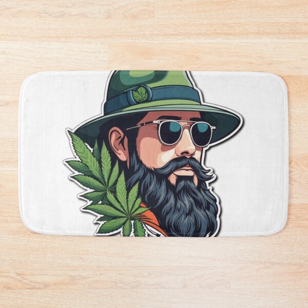 Item preview, Stylish Bearded Man with Green Hat and Sunglasses Art designed and sold by sangkyusim.