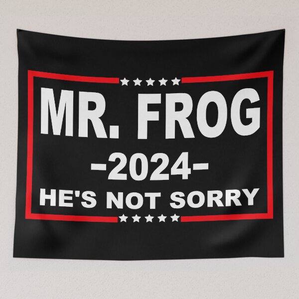 Item preview, Mr. Frog for President. designed and sold by Crossroads-Art.