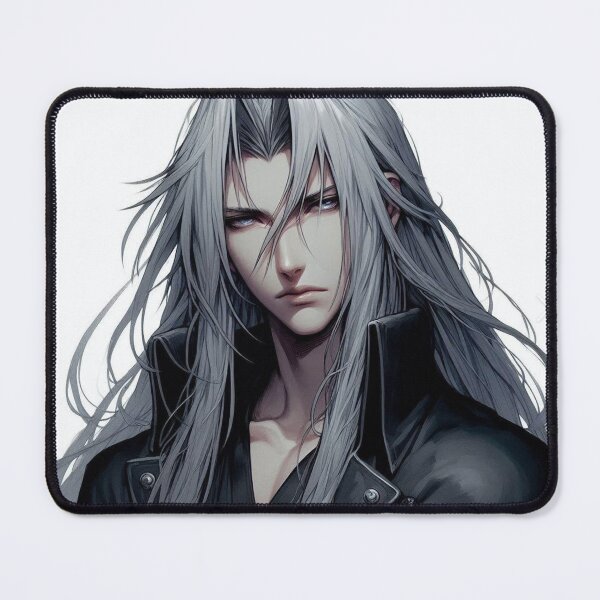 Item preview, Sephiroth portrait with jacket designed and sold by OtakuLand.