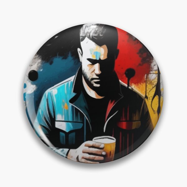 Item preview, Man with a pint designed and sold by RetroTjoshak.