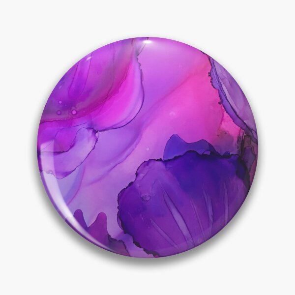 Item preview, Abstract Pink and Purple Floral designed and sold by glynhb.