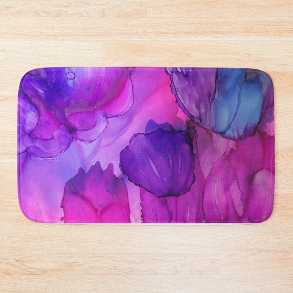 Item preview, Abstract Pink and Purple Floral designed and sold by glynhb.