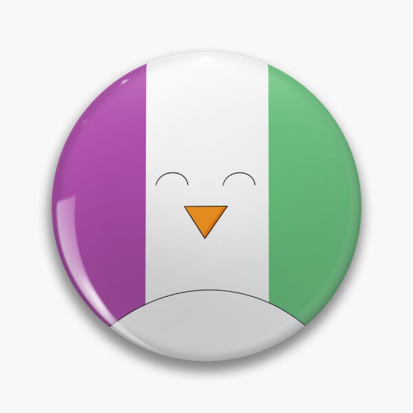 Item preview, Gender Queer Penguin designed and sold by ArtbyGrapefruit.