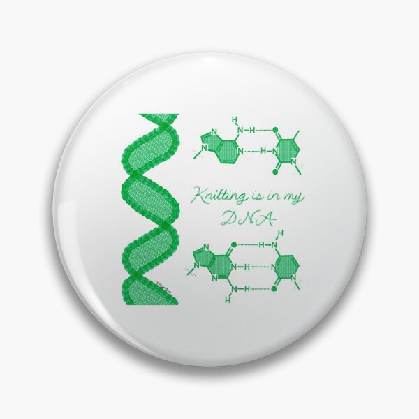 Item preview, Knitting is in my DNA, Green designed and sold by Gingers-Brain.