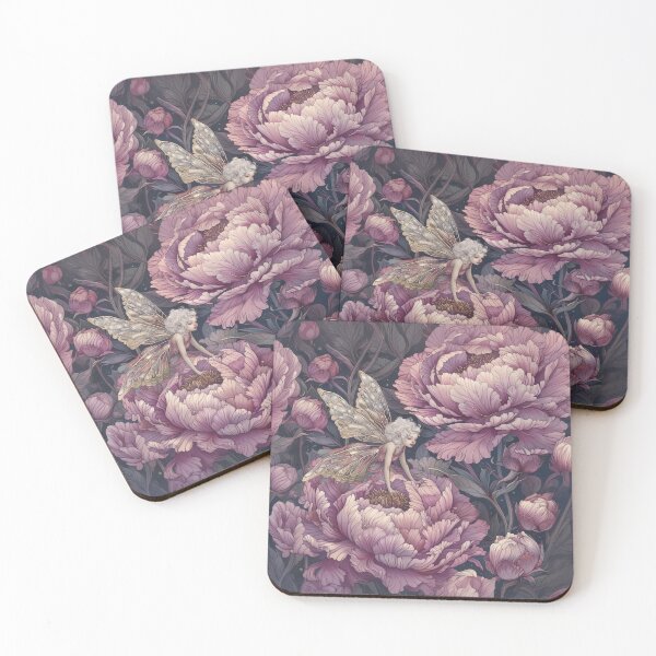 Item preview, Purple Fairy on a Peony designed and sold by ffatts.