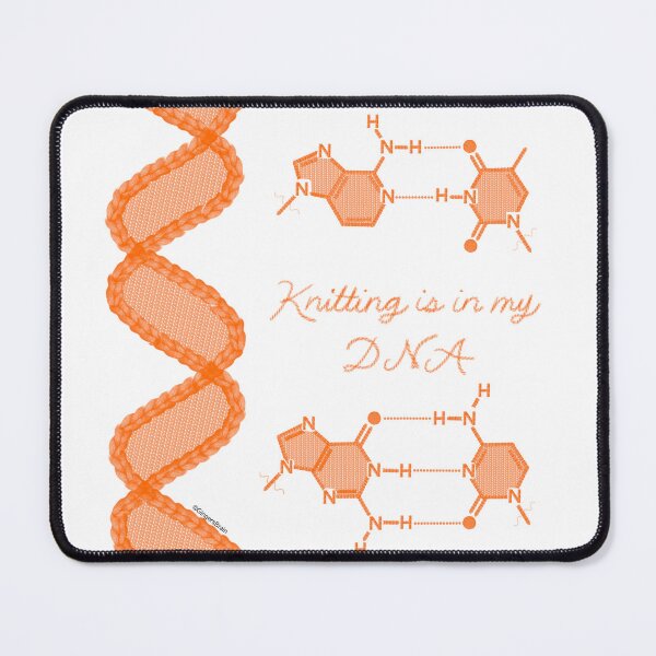 Item preview, Knitting is in my DNA, Orange designed and sold by Gingers-Brain.