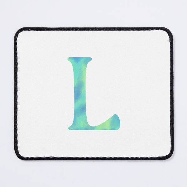 Item preview, “L” aqua designed and sold by Ninidesignss.
