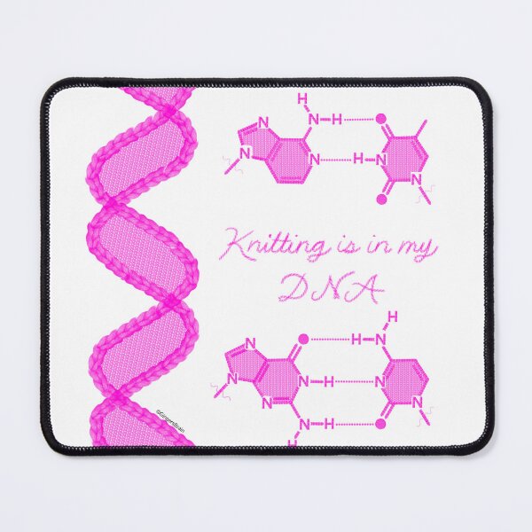Item preview, Knitting is in my DNA, Pink designed and sold by Gingers-Brain.