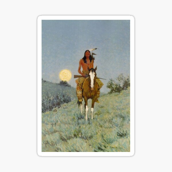 Item preview, The Outlier by Frederic Remington designed and sold by romeobravado.