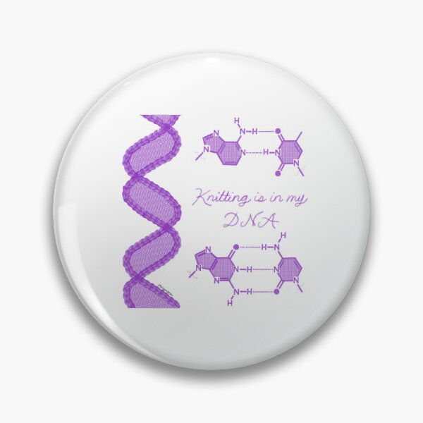 Item preview, Knitting is in my DNA, Purple designed and sold by Gingers-Brain.