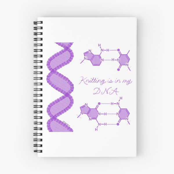 Item preview, Knitting is in my DNA, Purple designed and sold by Gingers-Brain.