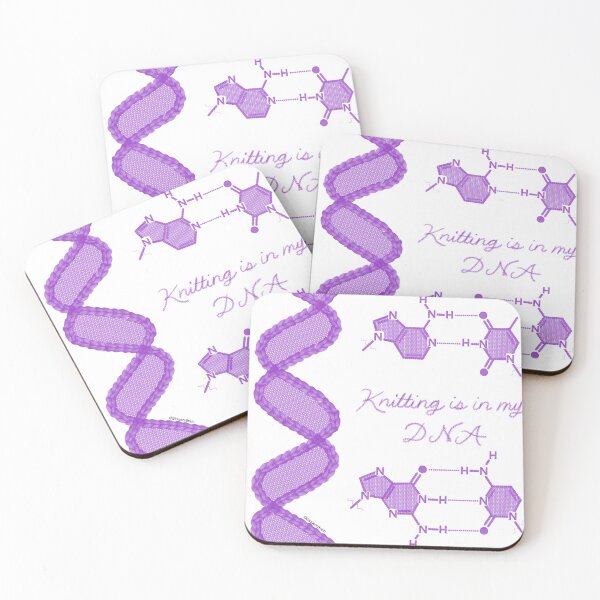 Item preview, Knitting is in my DNA, Purple designed and sold by Gingers-Brain.