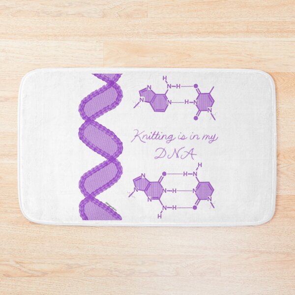 Item preview, Knitting is in my DNA, Purple designed and sold by Gingers-Brain.