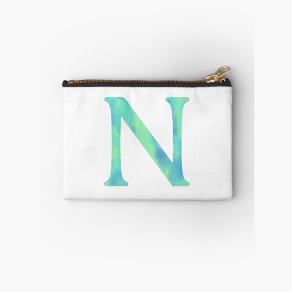 Item preview, “N” aqua designed and sold by Ninidesignss.