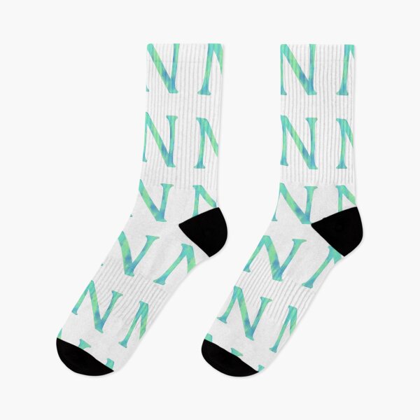 Item preview, “N” aqua designed and sold by Ninidesignss.
