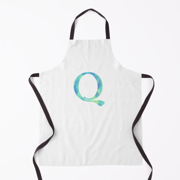 Item preview, “Q” aqua designed and sold by Ninidesignss.