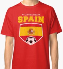 2018 Spain Soccer Espana Futbol World Soccer Flag Classic T-Shirt