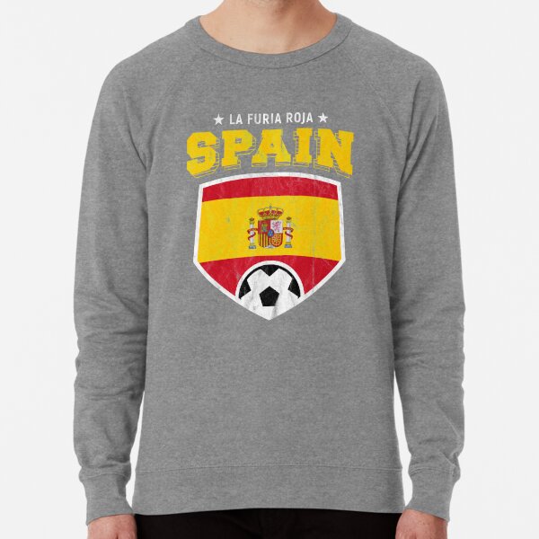 Espana 2021 Soccer Fan Jersey Footballer Outfit Spain Pullover Hoodie