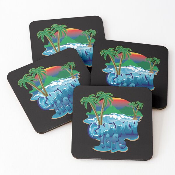 Item preview, Island Tropical Gnarly Life designed and sold by bumperbay.
