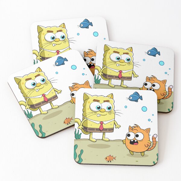 Item preview, Fluffy Cat as SpongeCat vs. a Crabby Foe designed and sold by omerfdln34.
