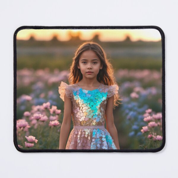 Item preview, Dreamy Flower Girl designed and sold by RedPandaDreams.