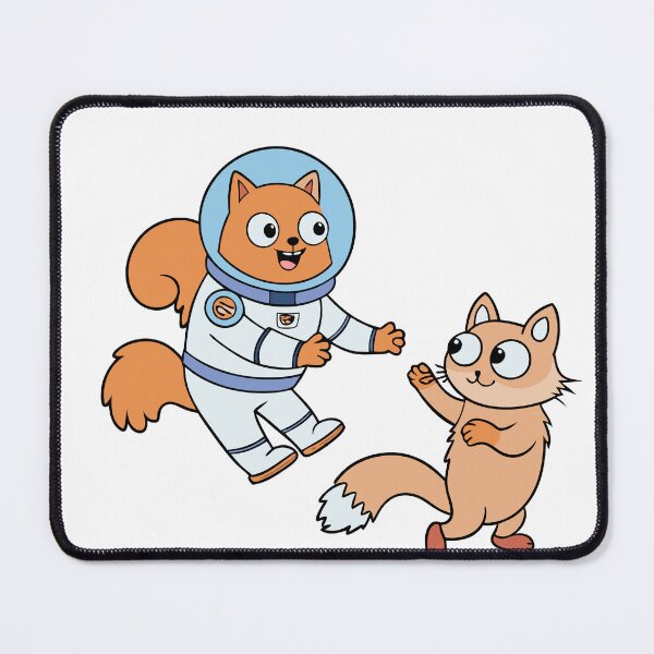 Item preview, Fluffy Cat in a Spacesuit Playing with a Space Squid designed and sold by omerfdln34.