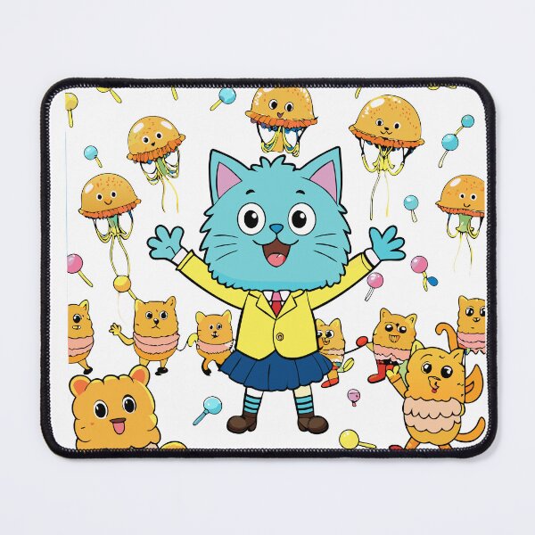 Item preview, Fluffy Cat Hosting a Lively Undersea Party designed and sold by omerfdln34.