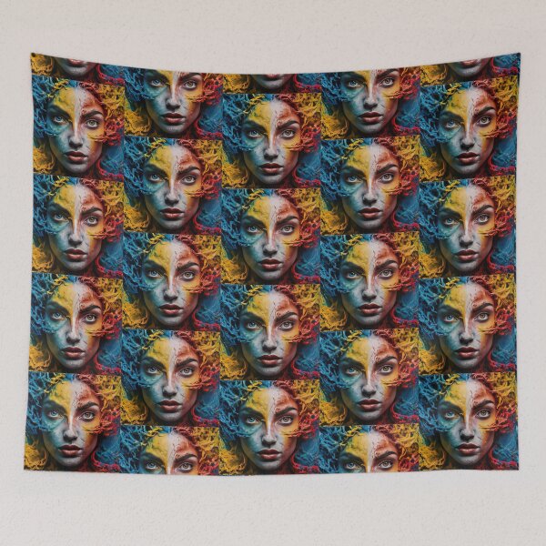 Item preview, Woman Intricately Painted Face designed and sold by RvinJo8.