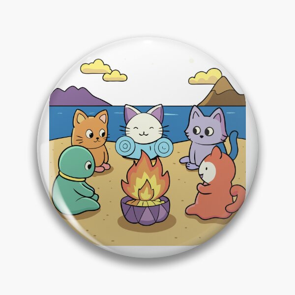 Item preview, Fluffy Cat and Friends Gathering Around designed and sold by omerfdln34.