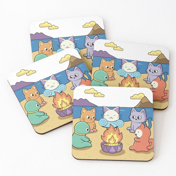 Item preview, Fluffy Cat and Friends Gathering Around designed and sold by omerfdln34.