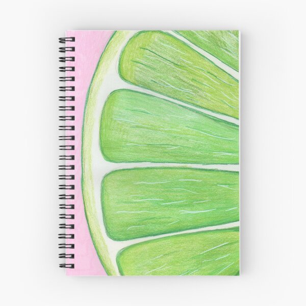 Item preview, Lime slice on a pink background  designed and sold by Artbysarah23.