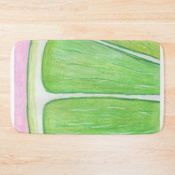 Item preview, Lime slice on a pink background  designed and sold by Artbysarah23.