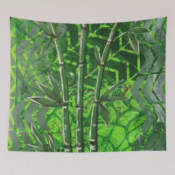 Item preview, Green Bamboo III designed and sold by Stefanie Harrington.
