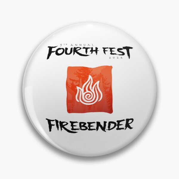 Item preview, Firebender- 5th Annual Fourth Fest Logo designed and sold by WASchaidler.