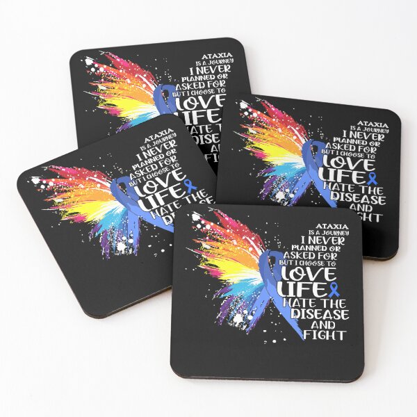 Item preview, Ataxia is a journey I NEVER planned or asked for but i choose to LIVE LIFE hate the disease and FIGHT designed and sold by KatMercerr.