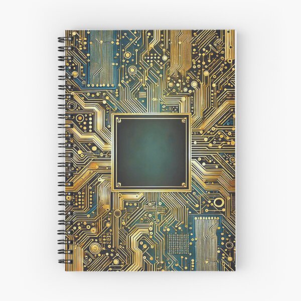Item preview, Futuristic Golden Electronic Design designed and sold by Marinaso.